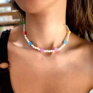 Handmade beaded necklace